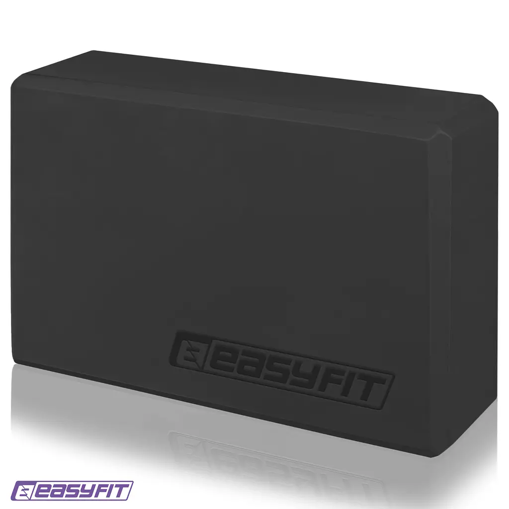 Блок для йоги EasyFit EVA Черный - фото 2
