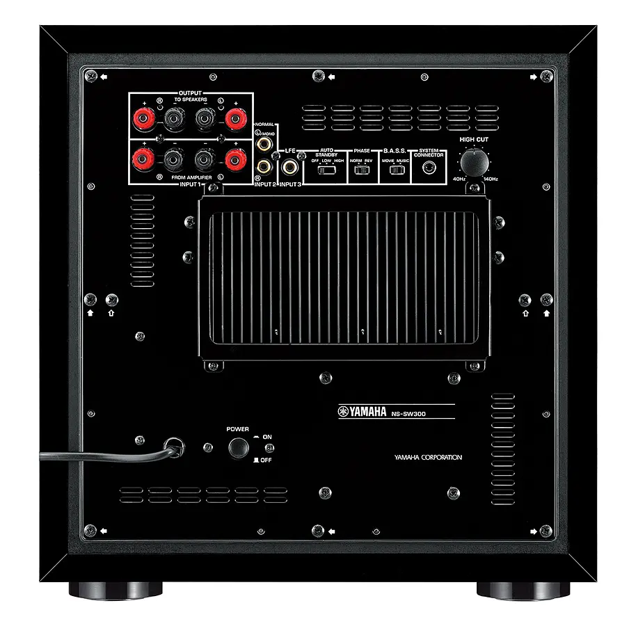 Сабвуфер Yamaha NS-SW300 Piano Black - фото 2