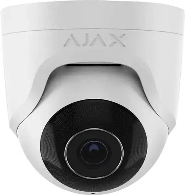 IP-Камера дротова TurretCam, 8мп, 2.8мм, Poe, True WDR, IP 65, ІЧ 35м, аудіо, кут огляду 100° д Ajax teh0016050 - фото 2