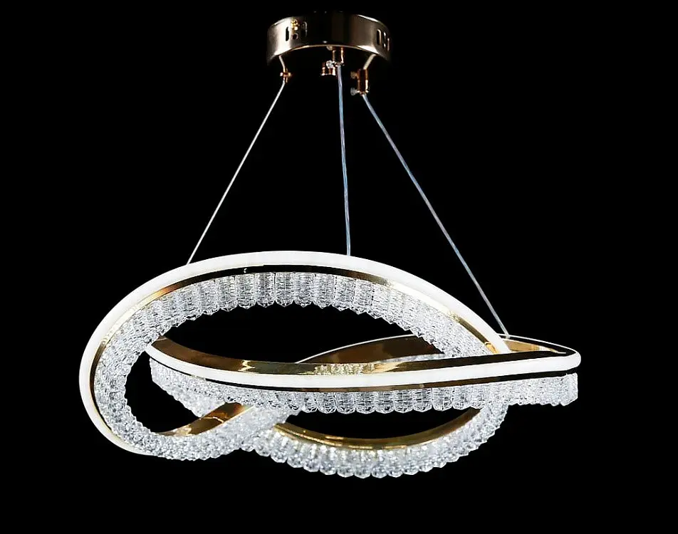 Люстра стельова LED Splendid Ray L128/1, 80W, золото, білий, сучасний стиль - фото 2