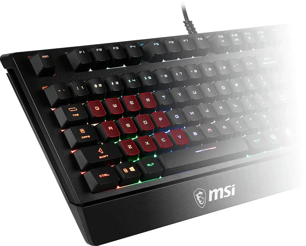 Клавіатура мембранна Vigor GK20 UA 104key, USB-A, EN/UKR/RU, ColorLED, чорний MSI teh0013864 - фото 9