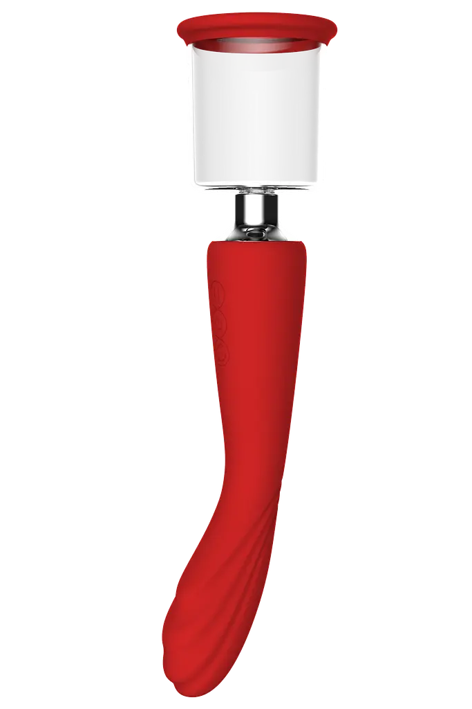 Вібратор Dream Toys Georgia Red Revolution, 29 см червоний - фото 4