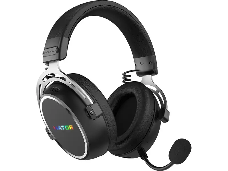 Наушники с микрофоном Hator Hypergang 3 Wireless Black (ESH55)