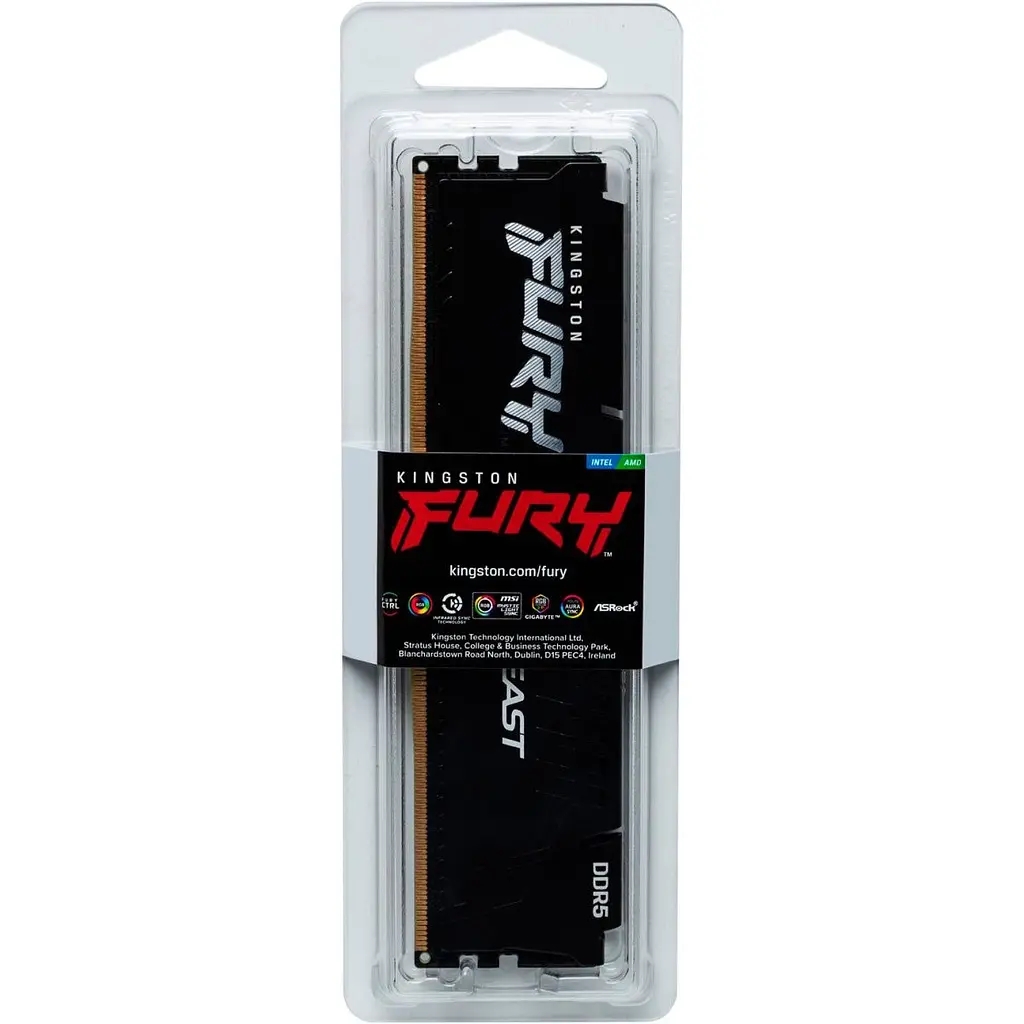 Модуль пам'яті DDR5 Kingston FURY Beast EXPO 8GB 6000MHz Black (KF560C36BBE-8) [175418] - фото 5