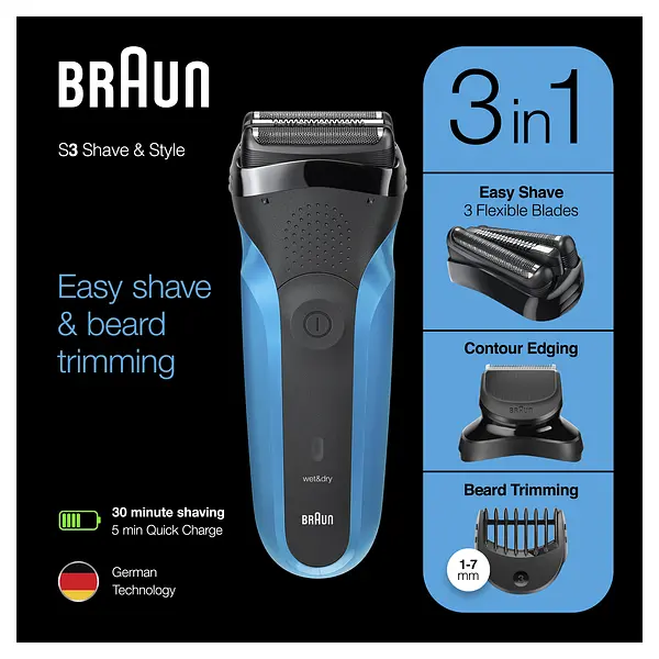 Електрична бритва Braun Series 3 310BT - фото 7