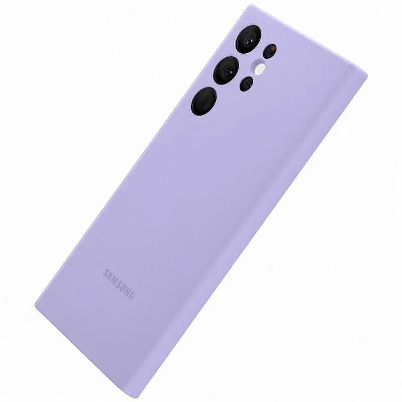 Чохол-накладка Samsung Silicone Cover для Samsung Galaxy S22 Ultra SM-S908 Fresh Lavender (EF-PS908TVEGRU) - фото 5