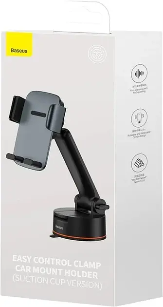 Автомобільний тримач холдер Baseus Easy Control Clamp Car Mount Holder Pro SUYK020014 Tarnish - фото 8