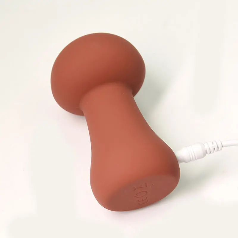 Вібратор для клітора у формі грибочка Sweet Em Velvet Lure Коричневий - фото 2