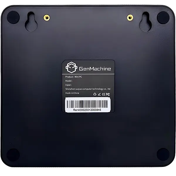 Міні-Пк GenMachine Ren 4000 / Ryzen 3 4300U / RAM 16GB / SSD 256GB / LAN / Wi-Fi / Bluetooth / Windows 11 (Без ключа) / Чорний - фото 5