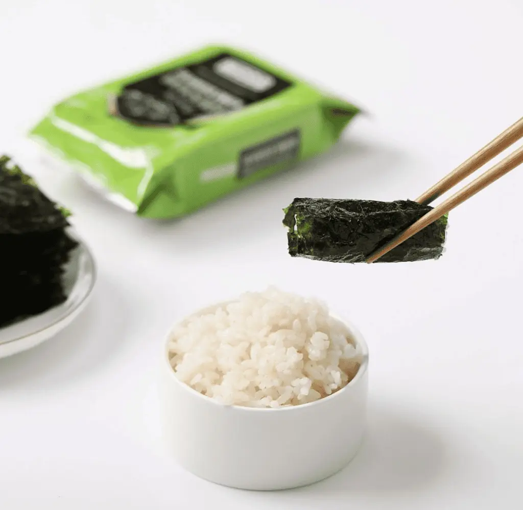 Чіпси з морських водоростей Nicos Seaweed Snack Wasabi 4г - фото 3
