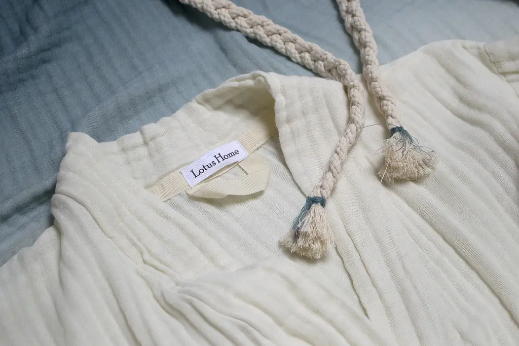 Халат Lotus Home - Nitra muslin blue L/XL - фото 6