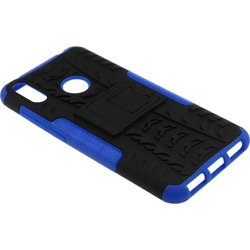 Чехол-накладка Toto Dazzle Kickstand 2 in 1 Case HuAwei Y7 Pro 2019/Enjoy 9 Blue - фото 6