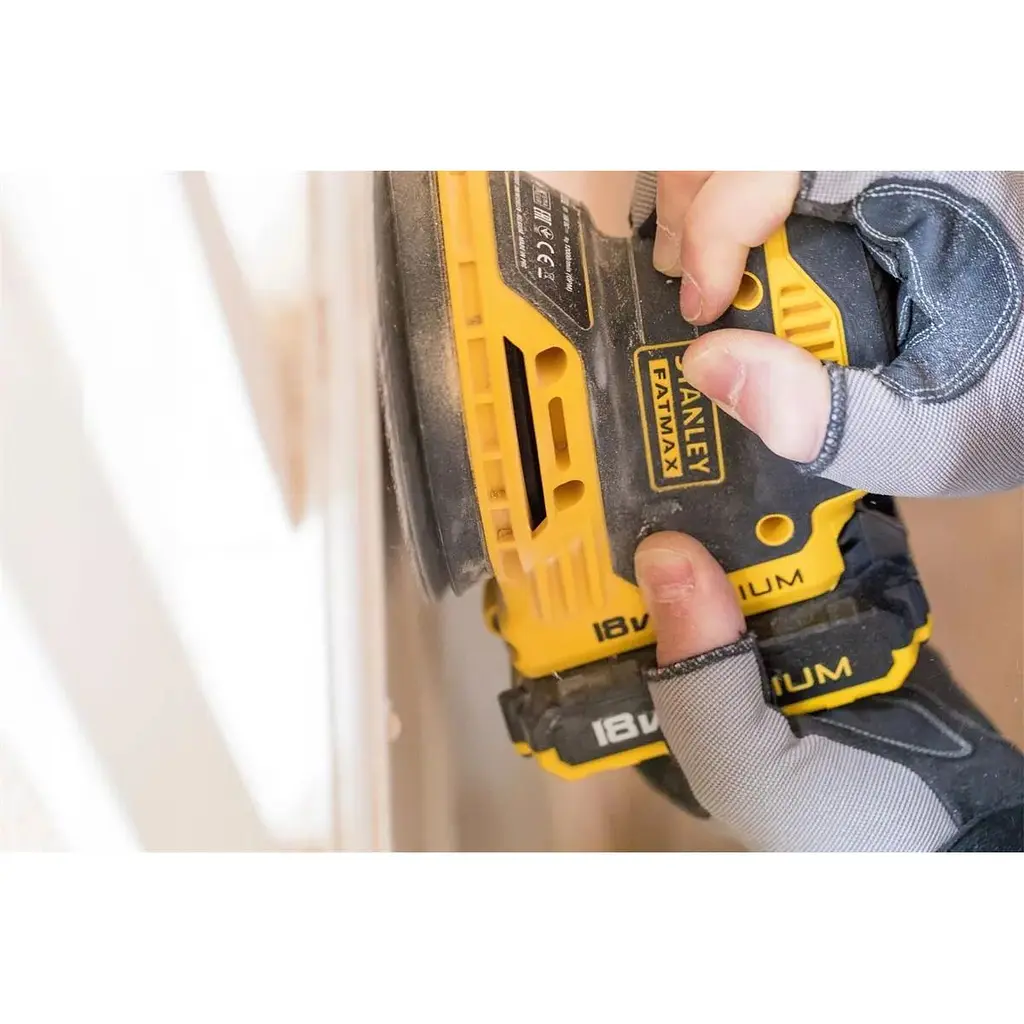 Шлифмашина эксцентриковая Stanley FatMax V20 125 мм (SFMCW220B-XJ) - фото 4