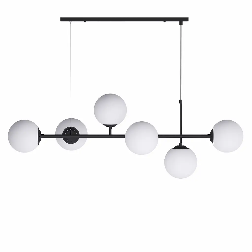 Люстра "BB", PikArt ст. 15393 Черный Белый - фото 2