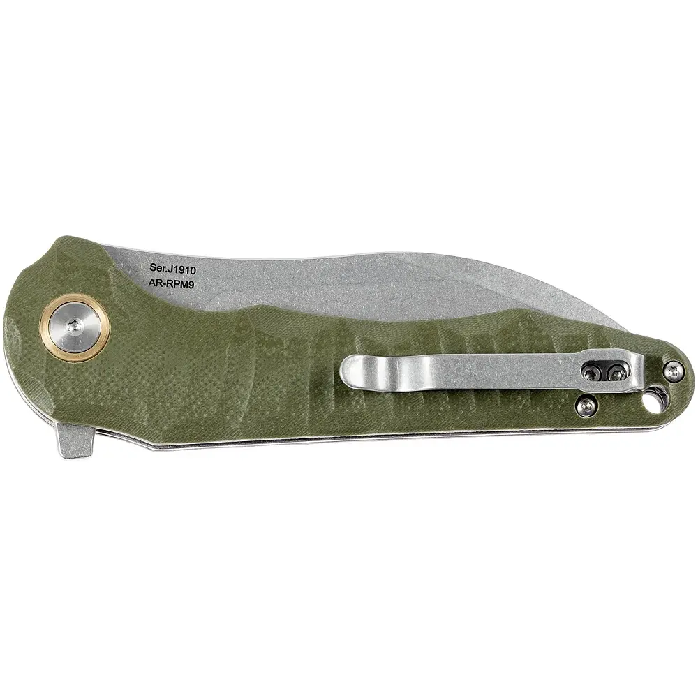 Ніж CJRB Mangrove G10 Green - фото 4