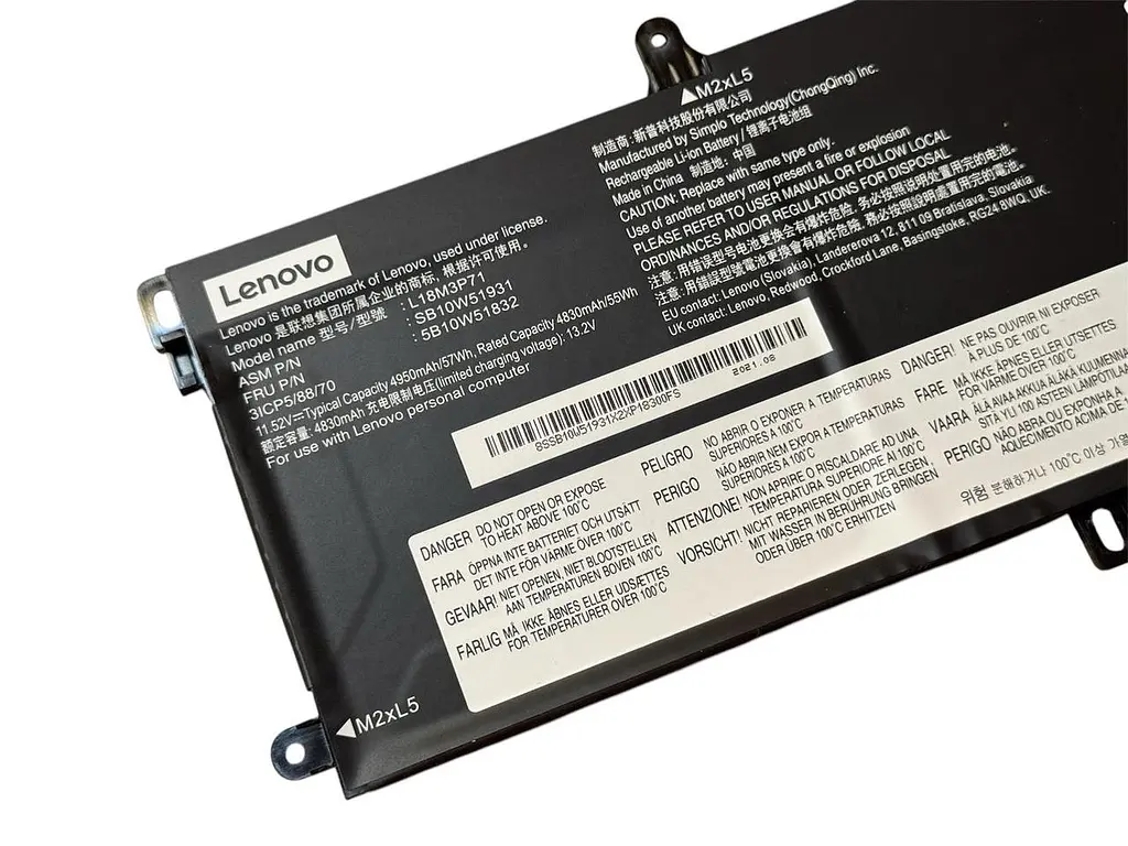 Акумулятор для ноутбука Lenovo ThinkPad T590 T15 Gen 1 P15s Gen 1 L18M3P71 L18L3P71 L18S3P71 - фото 2