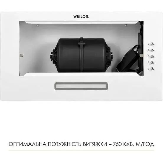 Витяжка вбудована Weilor WB 64 WH - фото 7