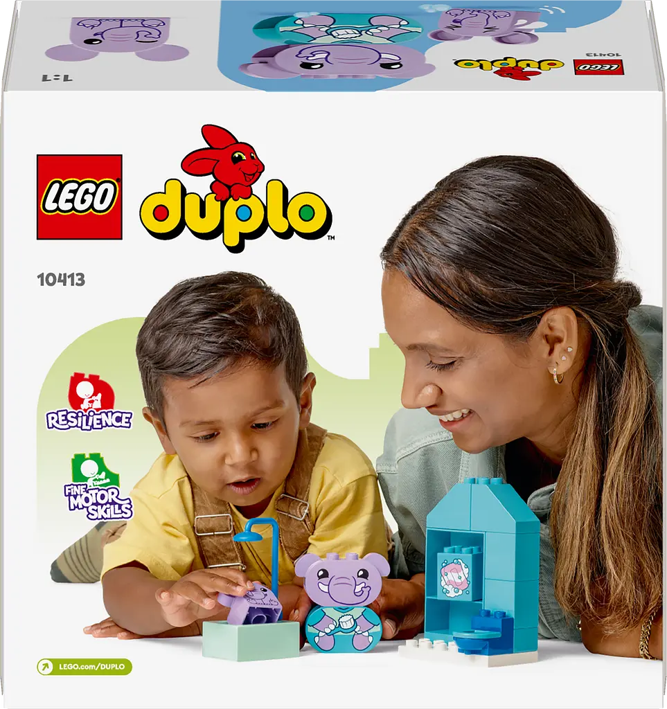 Конструктор LEGO DUPLO Повсякденні процедури: Час приймати ванну 15 деталі (10413) - фото 2