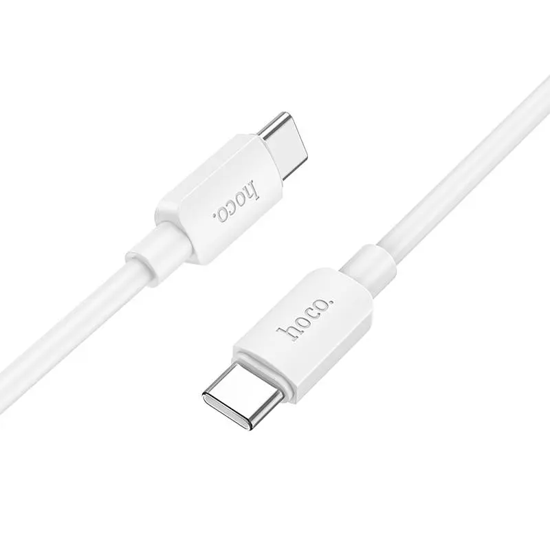 Дата кабель Hoco X96 Hyper Type-C to Type-C 60W (1m) White - фото 3