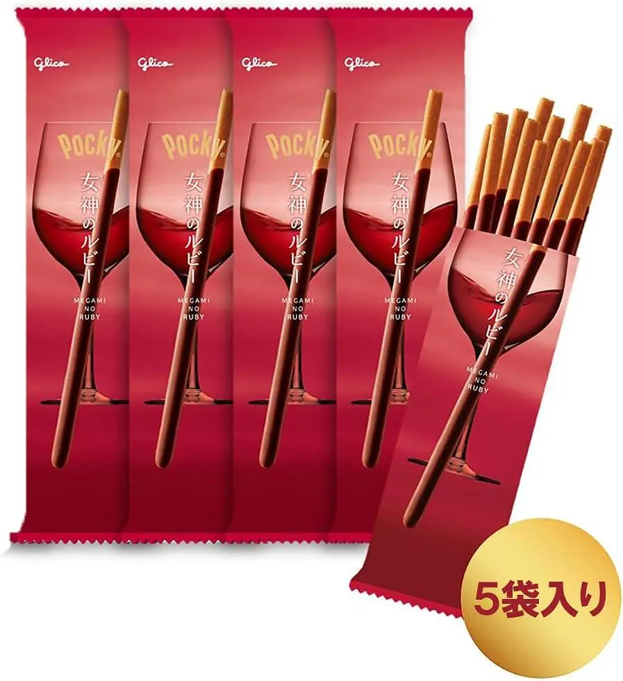 Японські палички Glico Pocky Megami No Ruby Goddess Ruby Limited Edition - фото 3