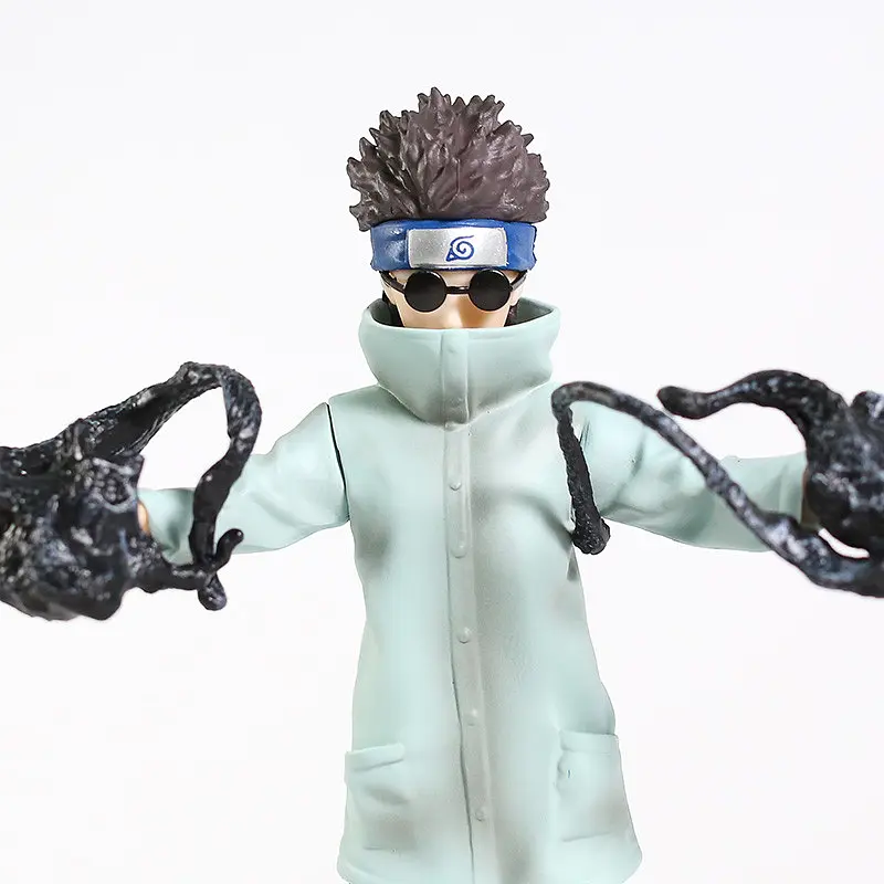Фігурка аніме Наруто Сіно Абураме Shino Aburame Naruto 22,0 см NA 22.105 - фото 3