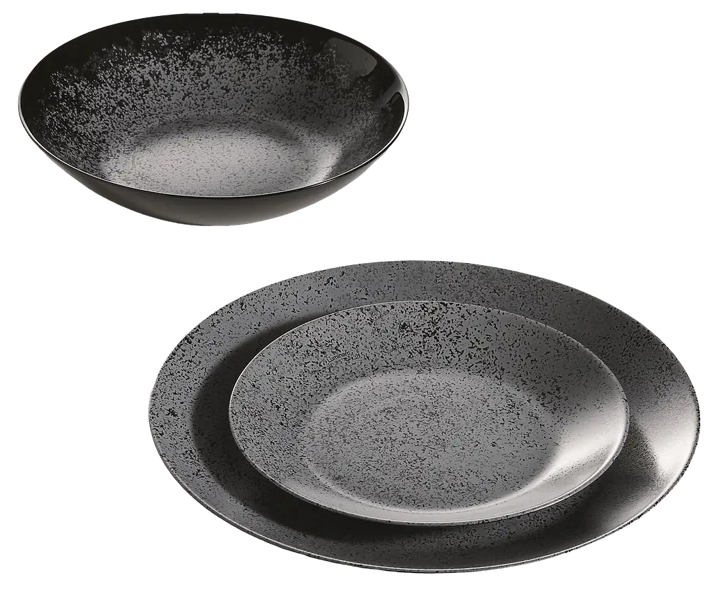 Тарілка десертна Luminarc Slate Black, 18 см (6788146) - фото 3