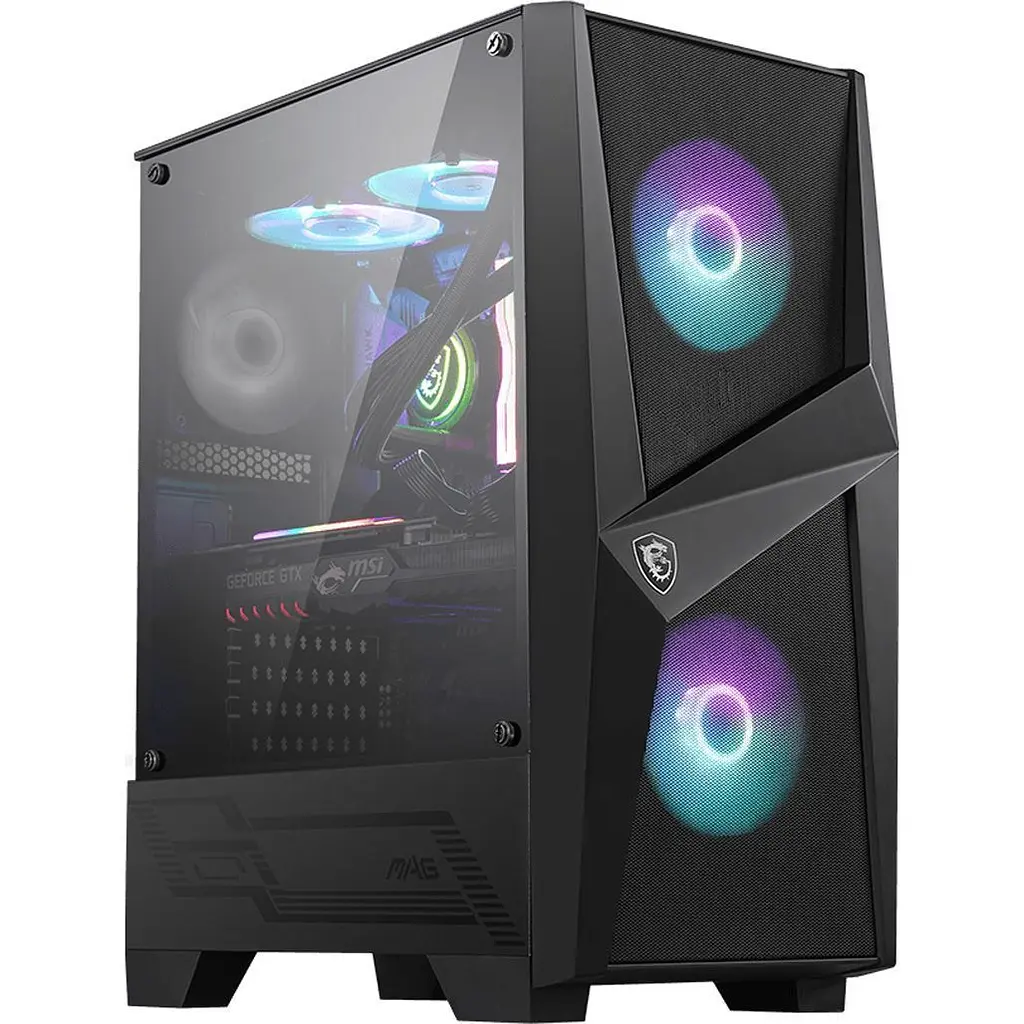 Корпус MSI MAG Forge 100R Black [146606] - фото 5