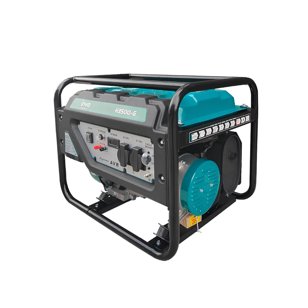 Генератор бензиновий INVO H3500-G 2.8/3.0 кВт з ручним запуском - фото 2