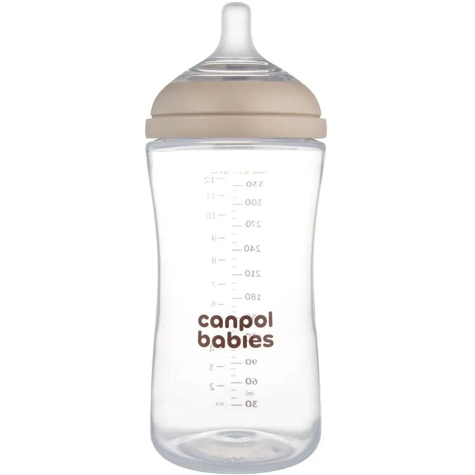 Бутылочка антиколиковая Canpol babies Natural Shape с соской Dual-zone 330 мл (35/402) - фото 2