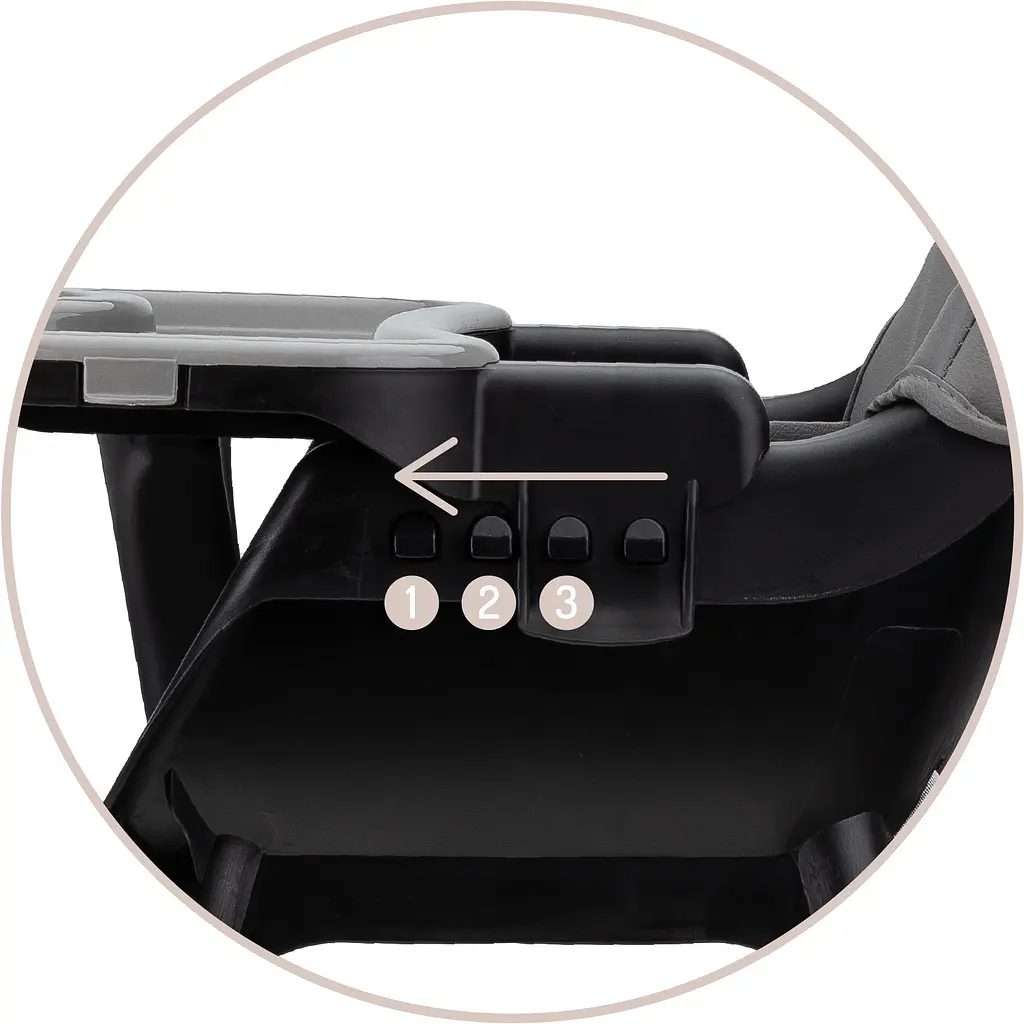 Стільчик для годування MoMi Reki 2 в 1 Black (KRKA00033) - фото 6