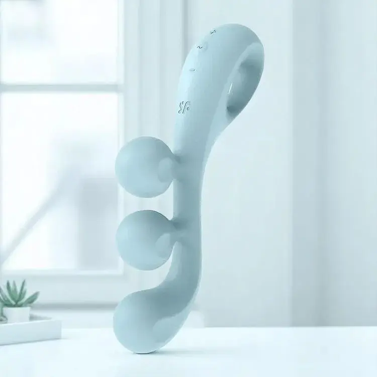 Універсальний вібратор Satisfyer Tri Ball 2, 3 двигуна гнеться - фото 2