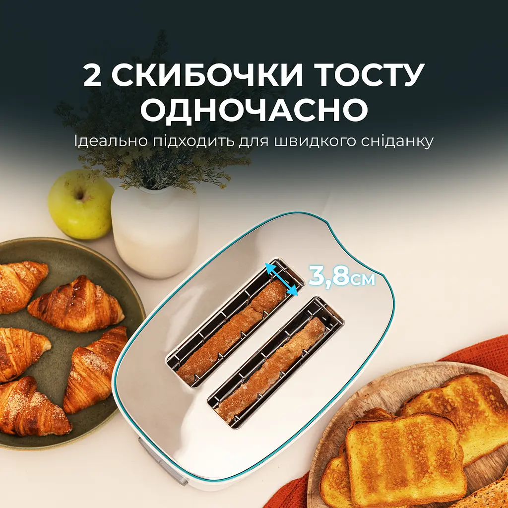 Тостер CECOTEC Toast&Taste Double W - фото 4