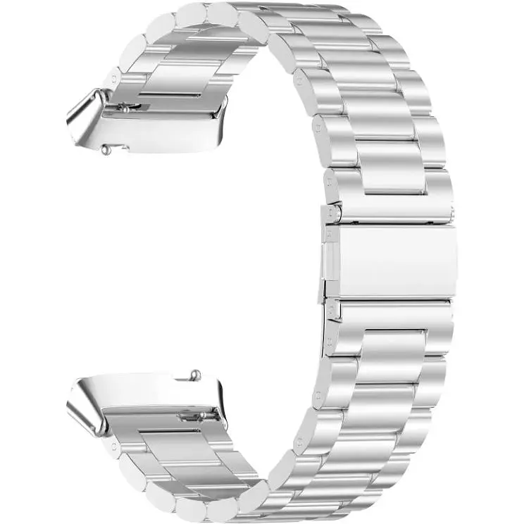 Ремешок DK для Xiaomi Redmi Watch 3 Active / 3 Lite Metal Fitlink Steel Band (silver) - фото 2