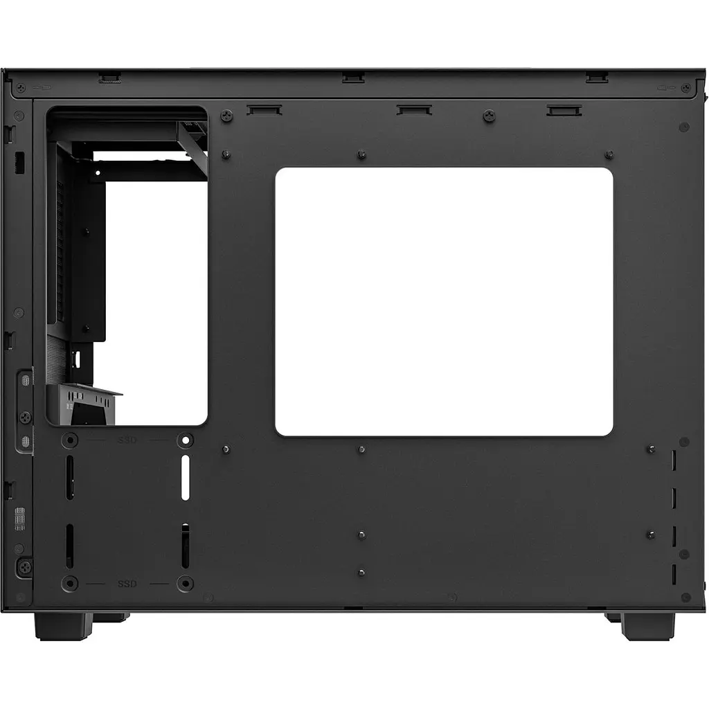 Корпус DeepCool CH160 Plus Black (R-CH160-BKNGM0-G) [176763] - фото 7