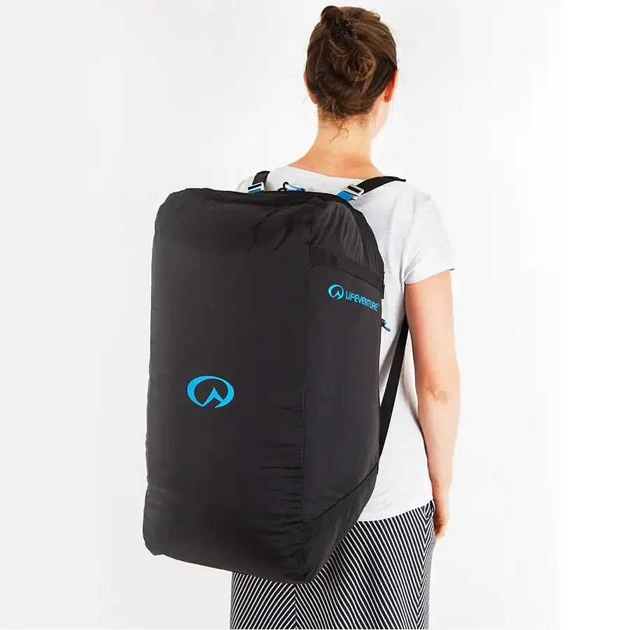 Сумка дорожная Lifeventure Packable Duffle 70 L Черный - фото 3