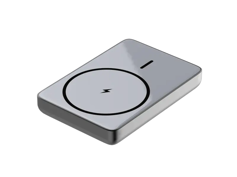 Зовнішній акумулятор (Power Bank) ATRIA WPD-W72B 10000mAh Black - фото 2