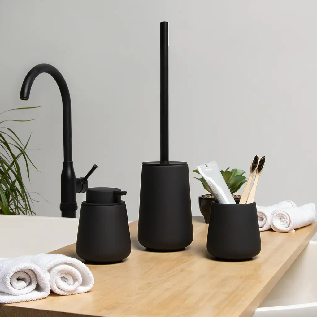 Набор аксессуаров для ванной комнаты My Home MVM-21 черный (MVM-MH-21 BLACK) - фото 3