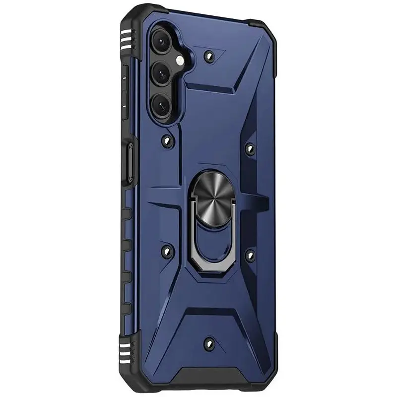 Ударостійкий чохол Pathfinder Ring для Samsung Galaxy A14 4G/5G Синій / Navy - фото 2