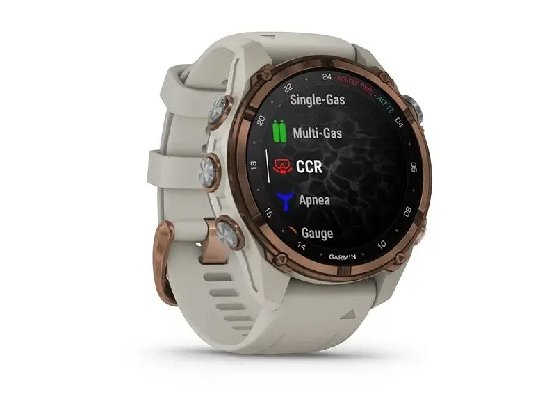 Спортивний годинник Garmin Descent Mk3i – 43 mm Bronze PVD Titanium with French Gray Silicone Band (010-02753-13/14) - фото 3