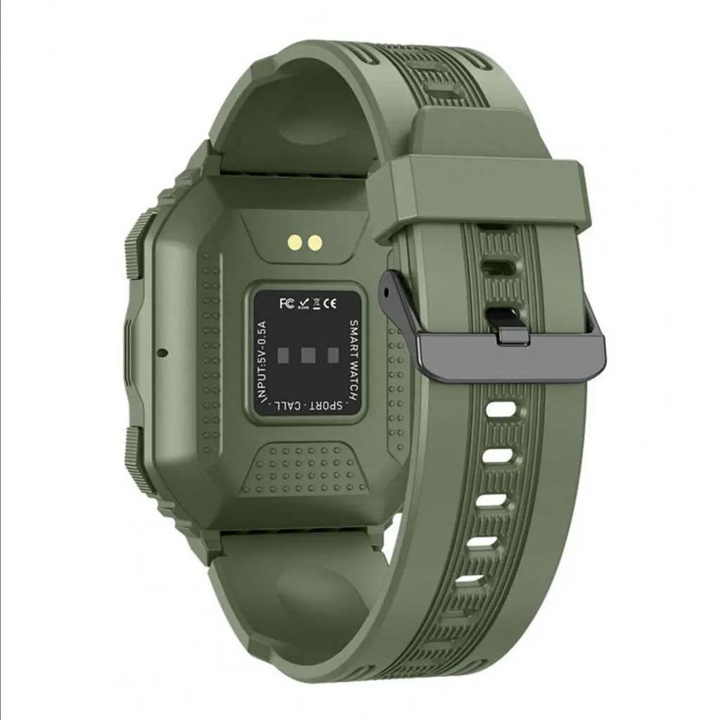 Смарт-годинник Lige Tank K06 Green (KTK0001R06G) - фото 3