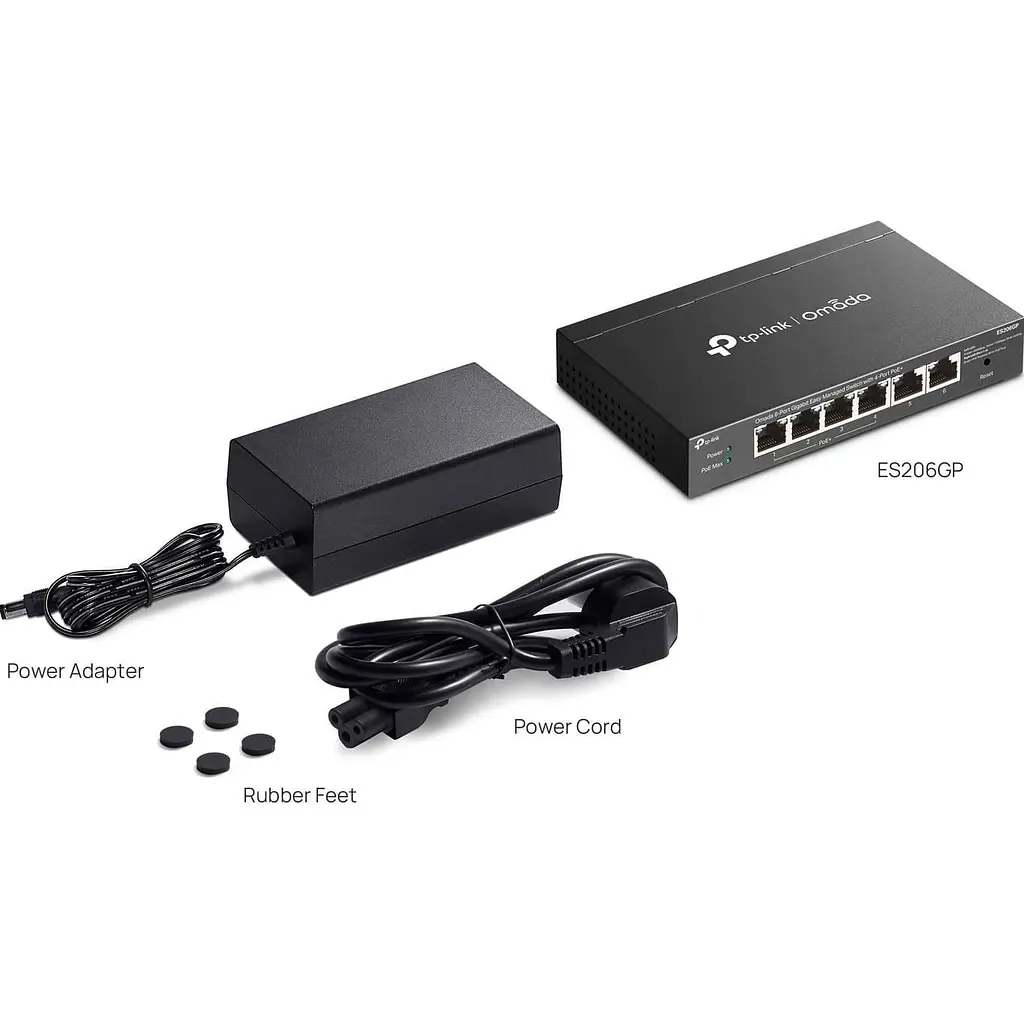 Коммутатор TP-Link ES206GP (ES206GP) - фото 7