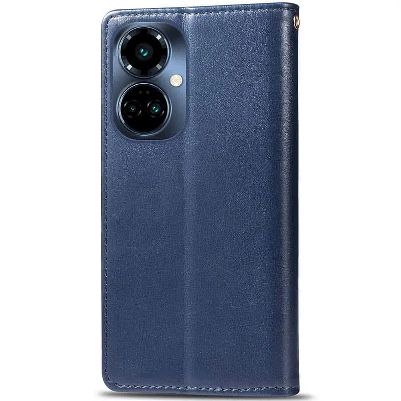 Шкіряний чохол-книжка GETMAN Gallant (PU) для TECNO Camon 19 Синій - фото 2
