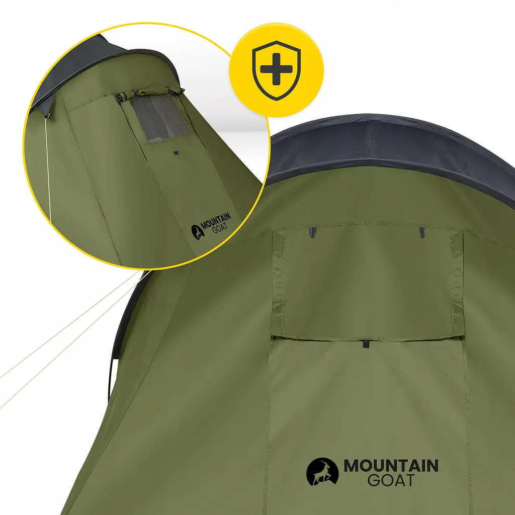 Намет туристичний Mountain Goat Prime Quatro 4-місний Olive (P-5905973406598) - фото 6
