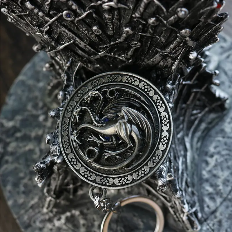 Брелок Таргарієнов Гра Престолів House Targaryen Game of Thrones GT 3.55 - фото 7