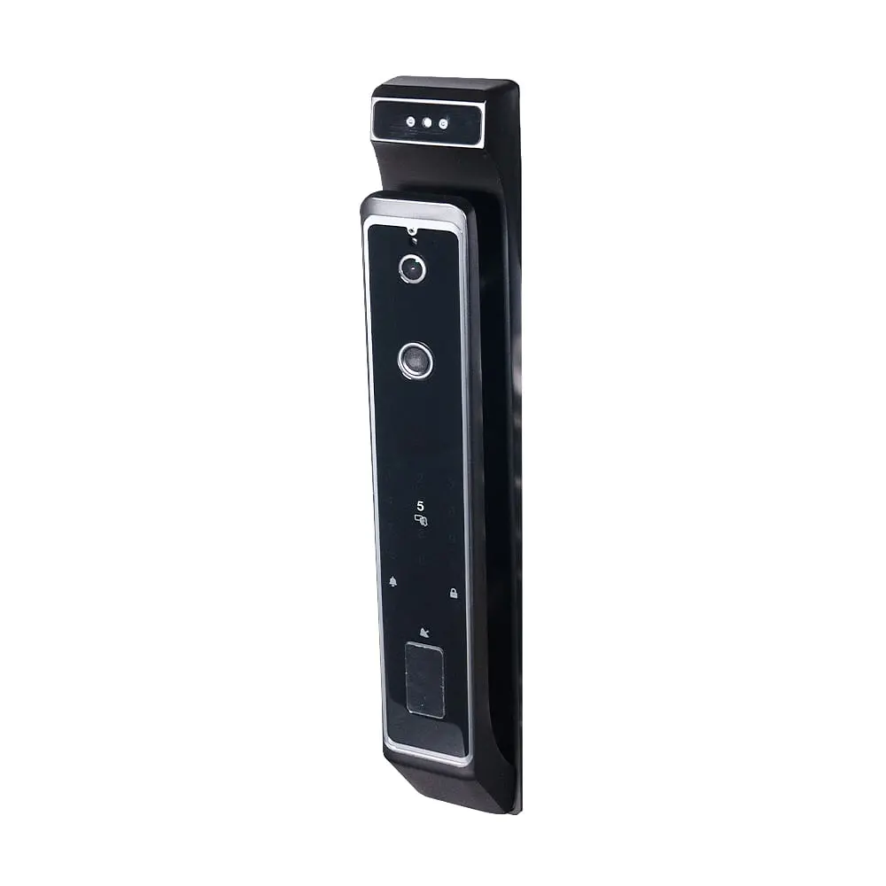 Замок біометричний автономний Trinix TRL-8801BTV Black з Bluetooth, розпізнаванням облич, зчитувачем відбитків пальців і карт Mifare (65-00074) - фото 2