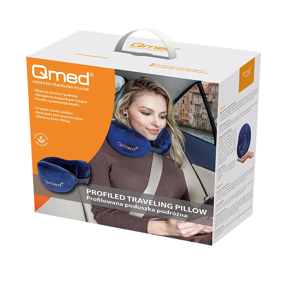 Дорожня подушка для шиї Profiled Traveling Qmed med0001400 - фото 5