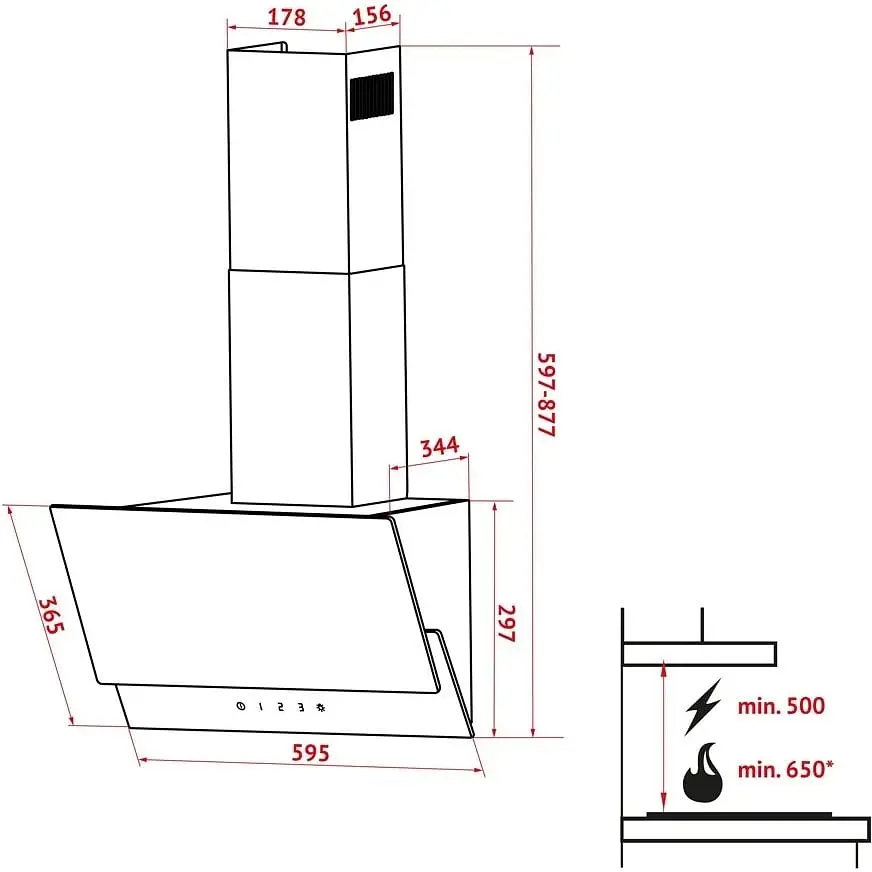 Витяжка Perfelli DNS 6252 D 700 IV LED - фото 13