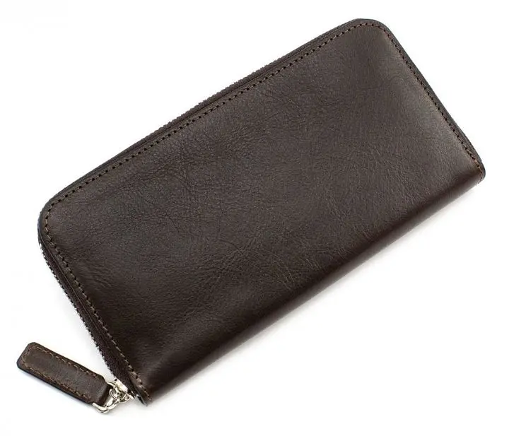 Стильный мужской клатч из кожи GRANDE PELLE 20х10,5х2 см sum0022302 - фото 4