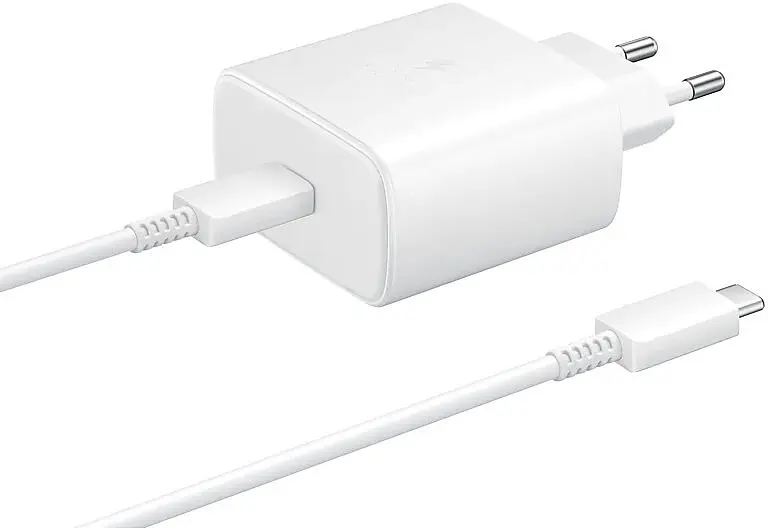 Зарядний пристрій - блок Travel OEM (EP-TA845) USB-C 45W PD білий - фото 5