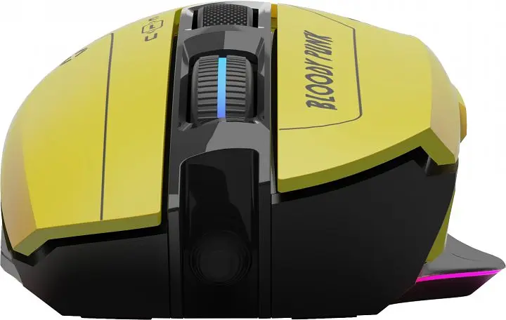 Миша ігрова A4Tech Bloody W70 Max Punk Yellow - фото 5